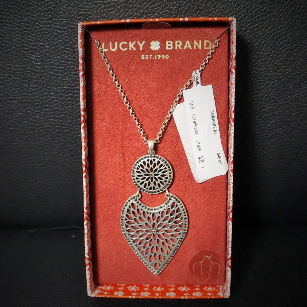LUCKY BRAND PENDANT NECKLACE NEW